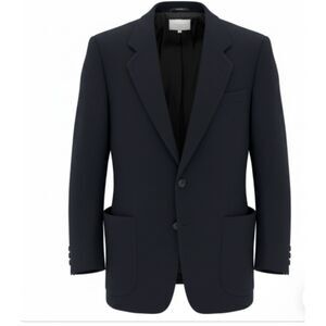 Stunning Navy Blue Made In Italy Giorgio Bianconi Women's Wool Blazer